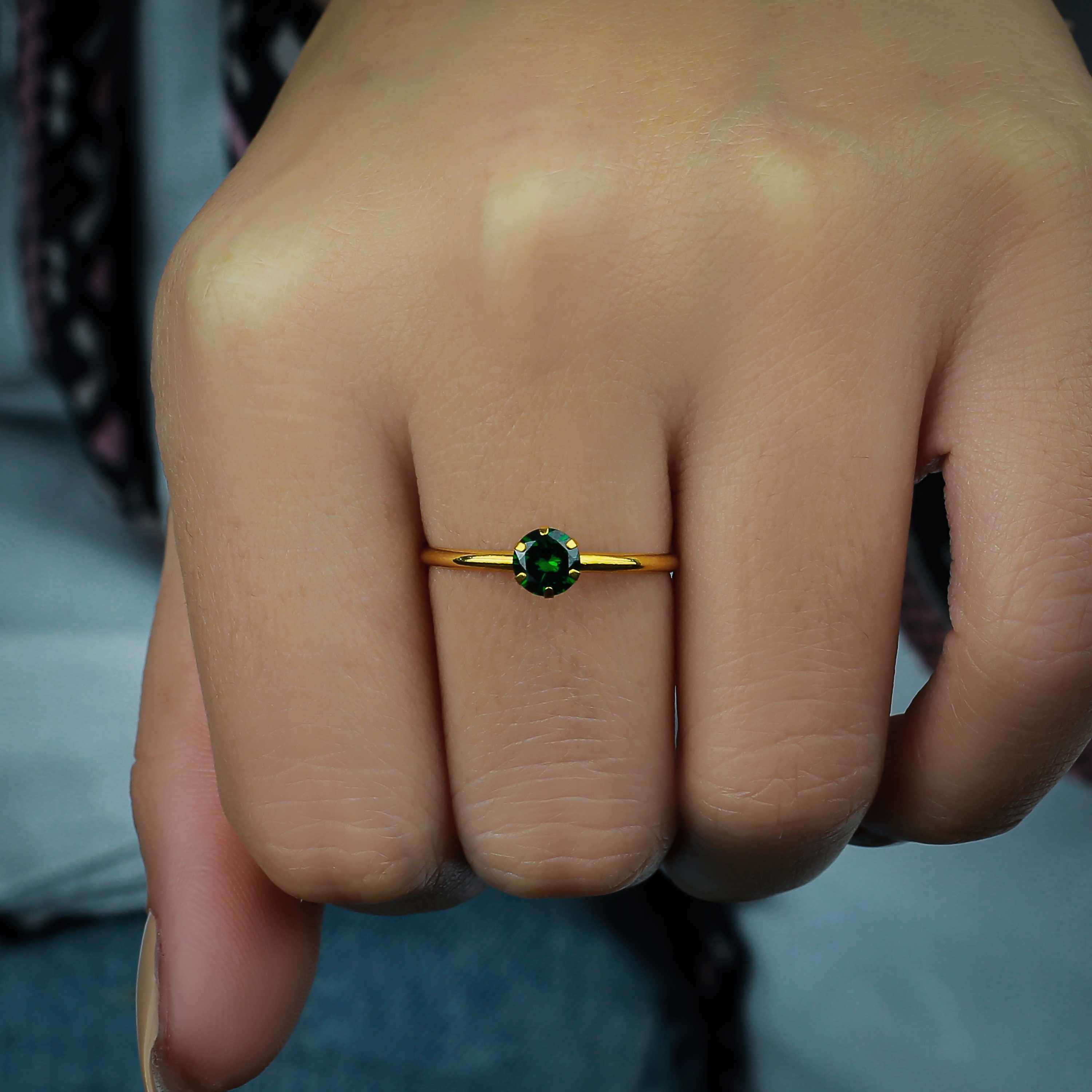 21 karat gold ring, Turkish made - (H-0938)